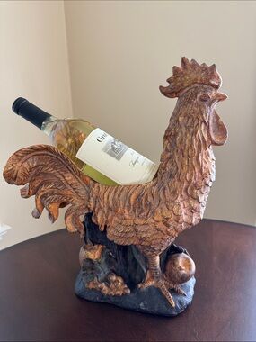 Rooster Wine Bottle Holder